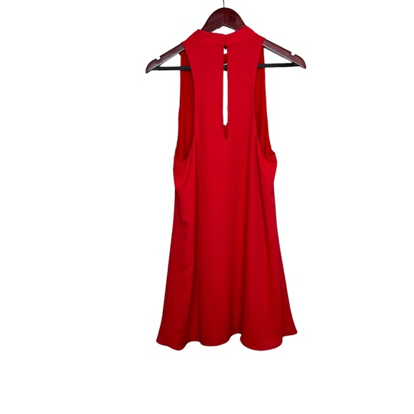 Amanda Uprichard Orange Cassia Mini Dress in Candy Apple Size M - Picture 4 of 8